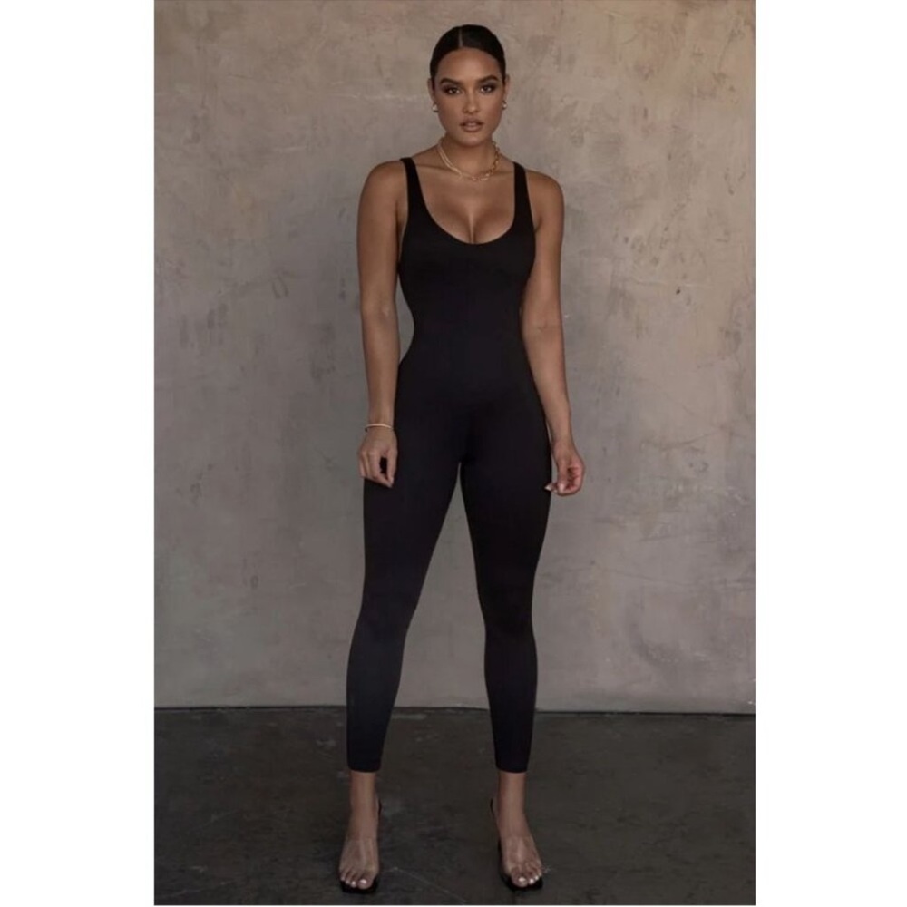 Jluxlabel Ribbed Knit Jumpsuit